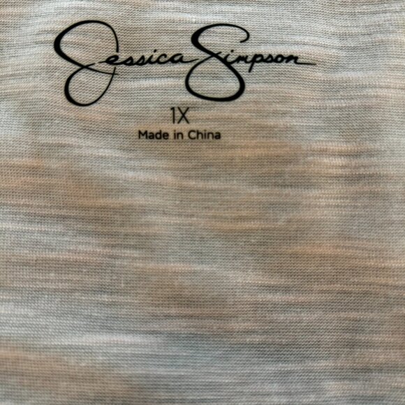 Jessica Simpson Asher Graphic Dolman Sleeve T-Shirt plus size 1X NWT - Picture 7 of 10